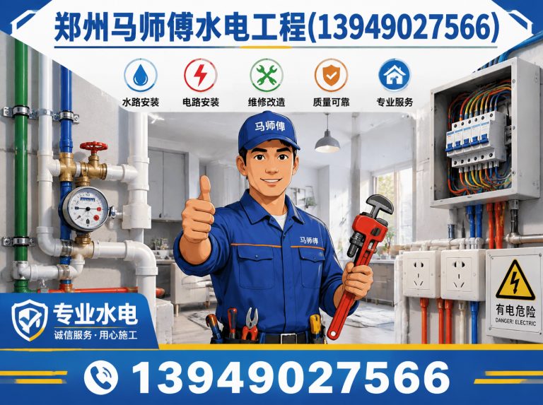 新密市郑州水电改造展示图